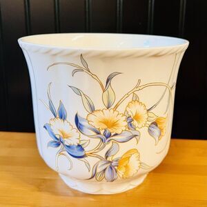 AYNSLEY Planter Bone China England "JUST ORCHIDS" Design BEAUTIFUL
